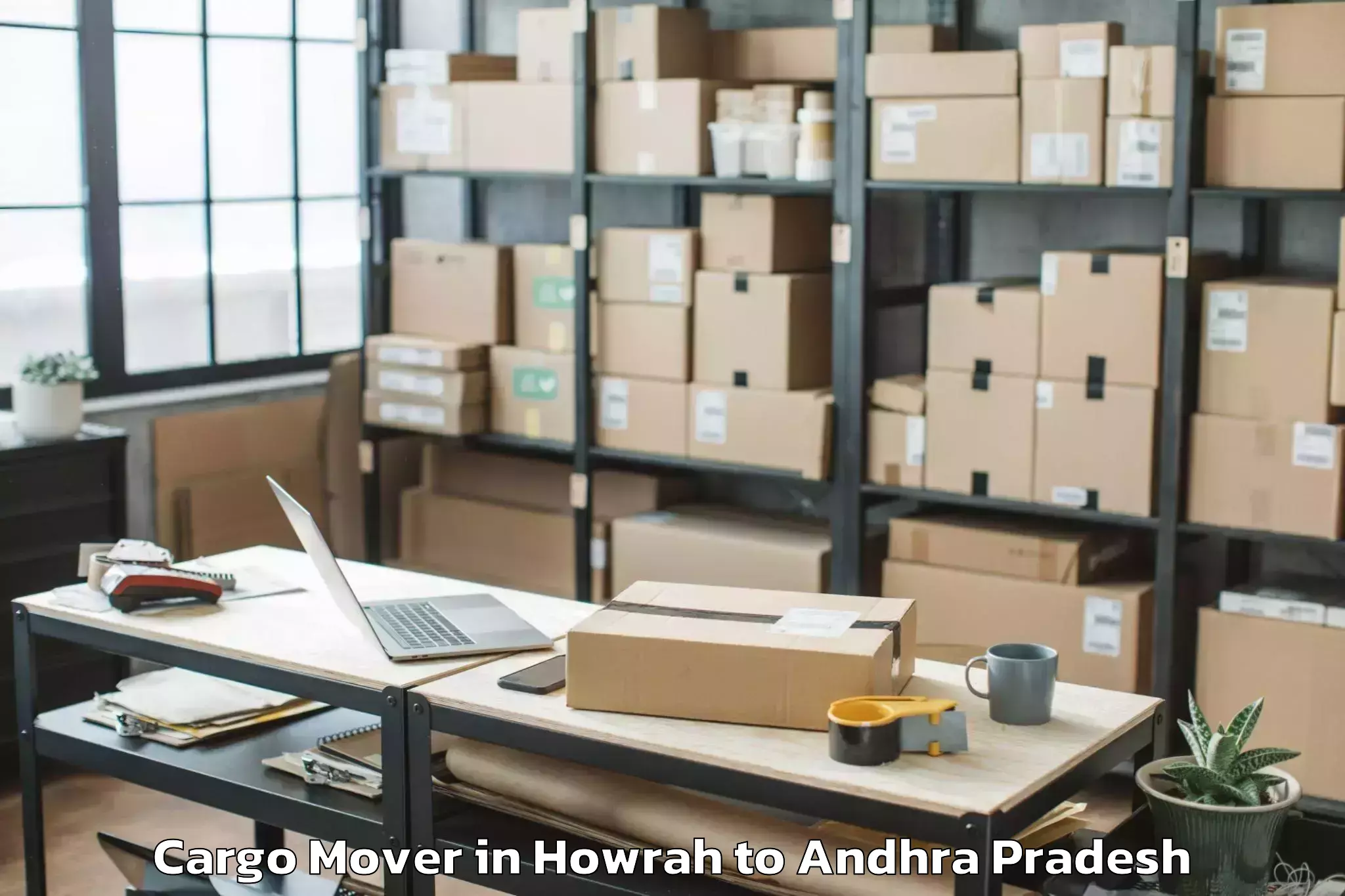 Reliable Howrah to Nuzendla Cargo Mover